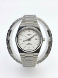 TISSOT T1372071105100 Unisex TISSOT PRX Pear X 1.4 inches 35 mm Powermatic 80 White Dial Bracelet