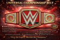 Universal Championship Replica Title Belt