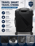 Trolley bag hard shell fiber