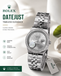 Rolex Oyster Perpetual Day-Date Style Watch for Men's