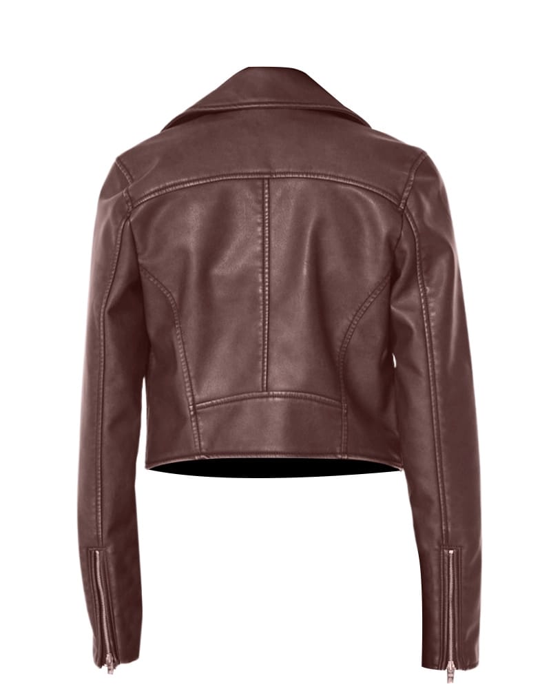 Women shorts Leather Jacket